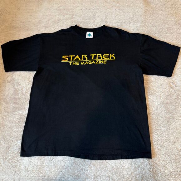Vintage 1998 Paramount Pictures Star Trek The Magazine T-Shirt Size XL - Picture 1 of 8